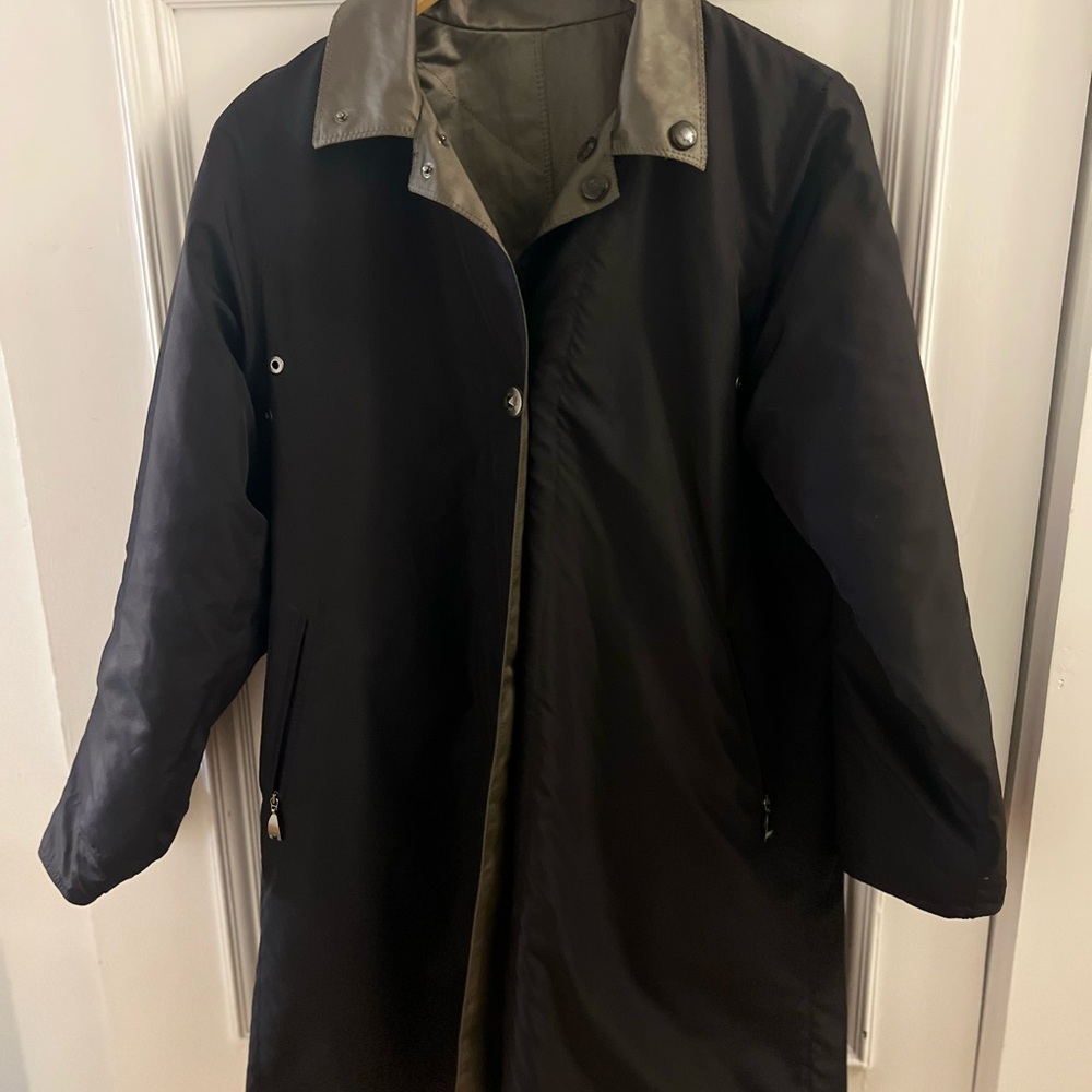 Max Mara Reversible Barn Jacket Style Raincoat, S… - image 8